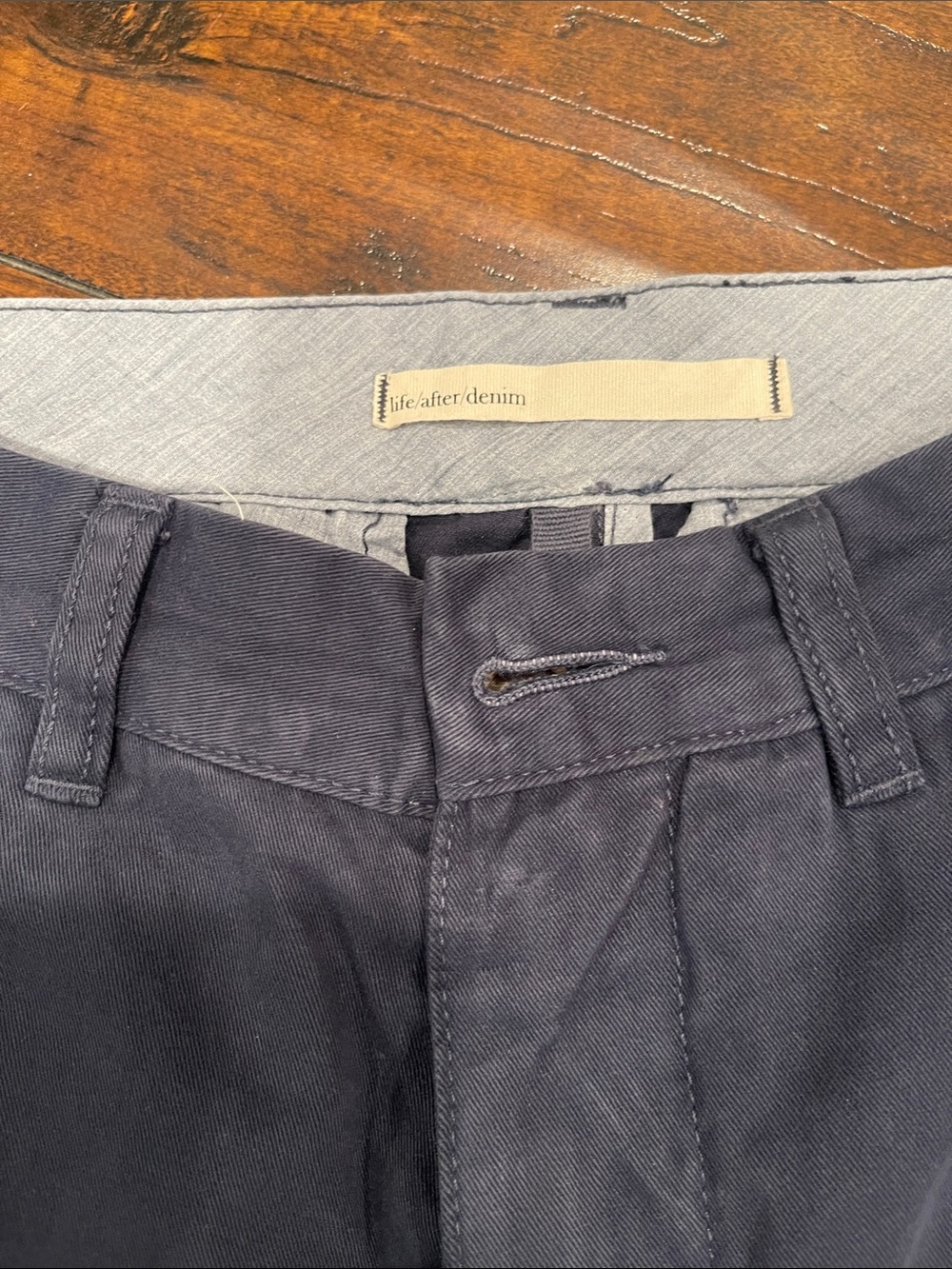 Life After Denim Men's Dark Navy Chinos
